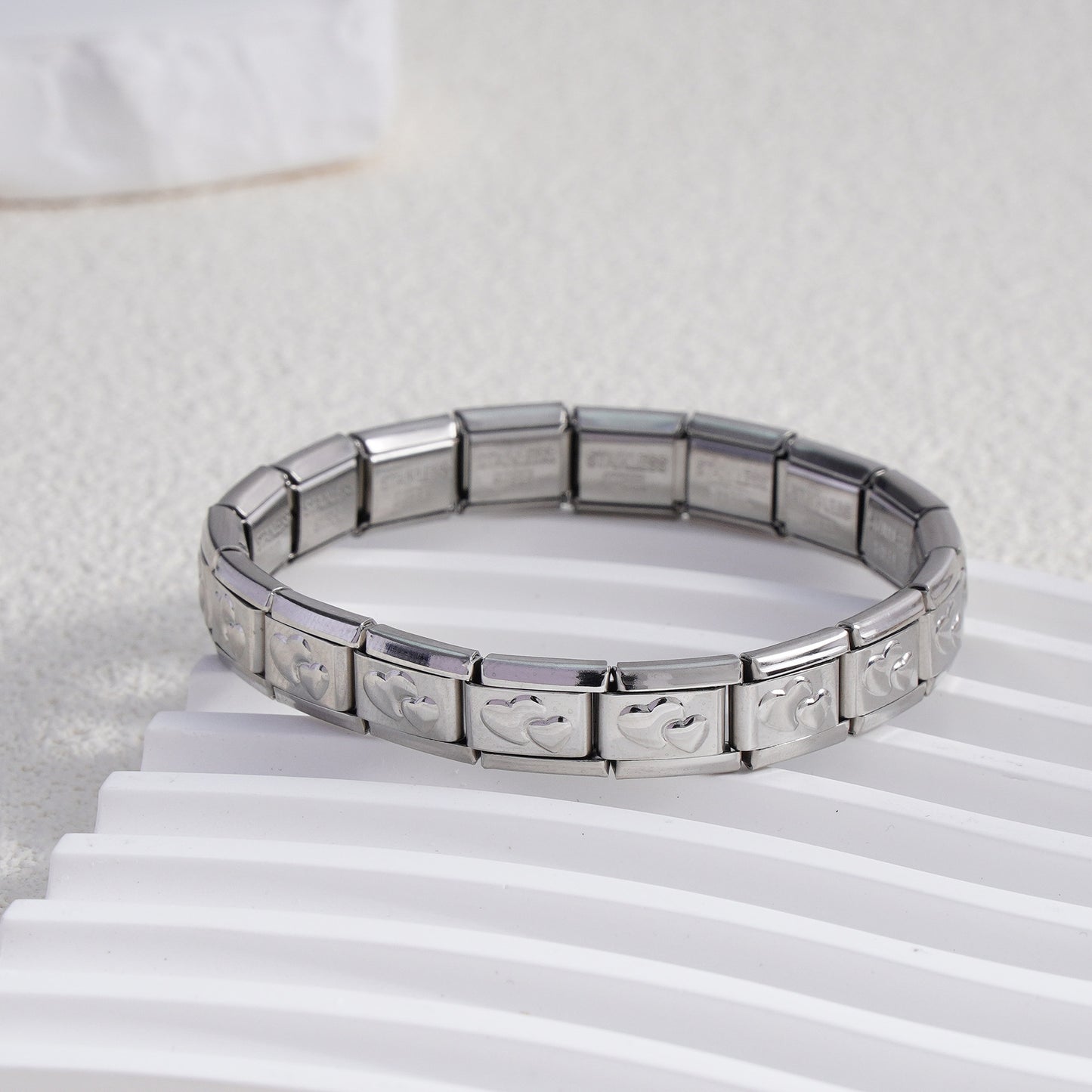 Innovative Classic Module Gold-plated Pattern Stainless Bracelets