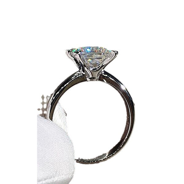 Inlaid Square Zircon Diamond Female Wedding Fashion Rings