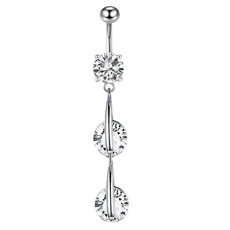 Mix Match Zircon Navel Suit Human Body Rings