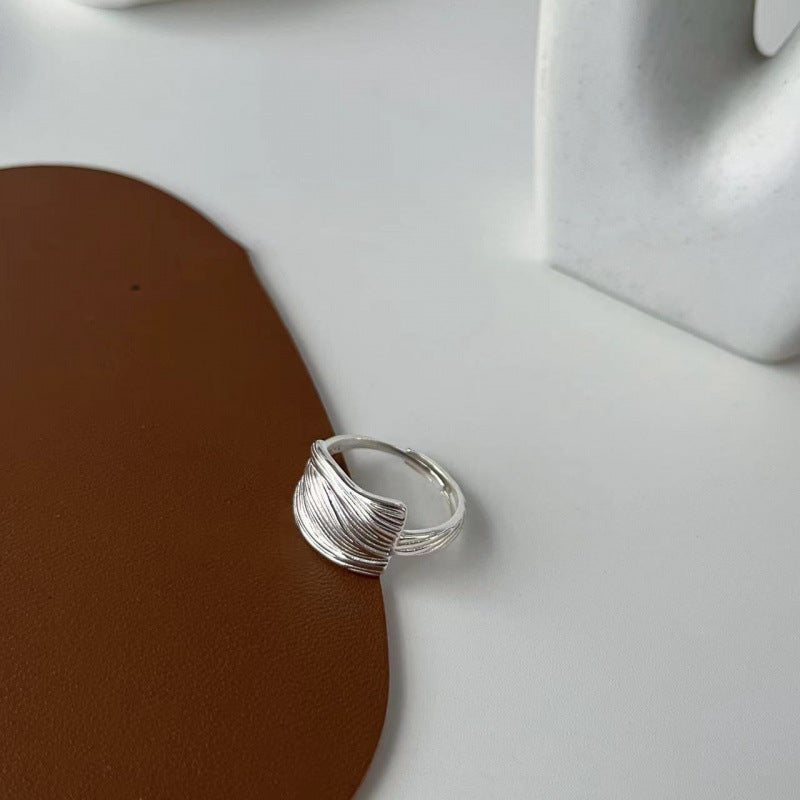 Women's Sier Simple Light Luxury High-grade Index Finger Open Rings