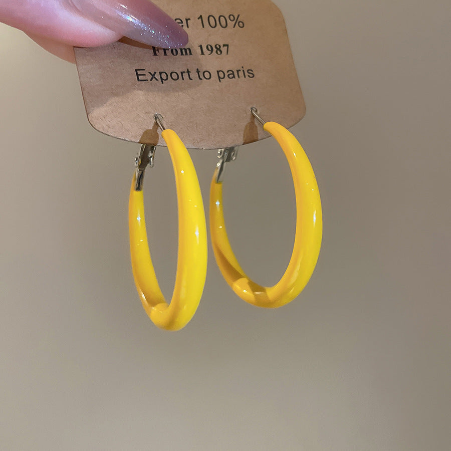 Note Sier Needle Acrylic Stars Summer Earrings
