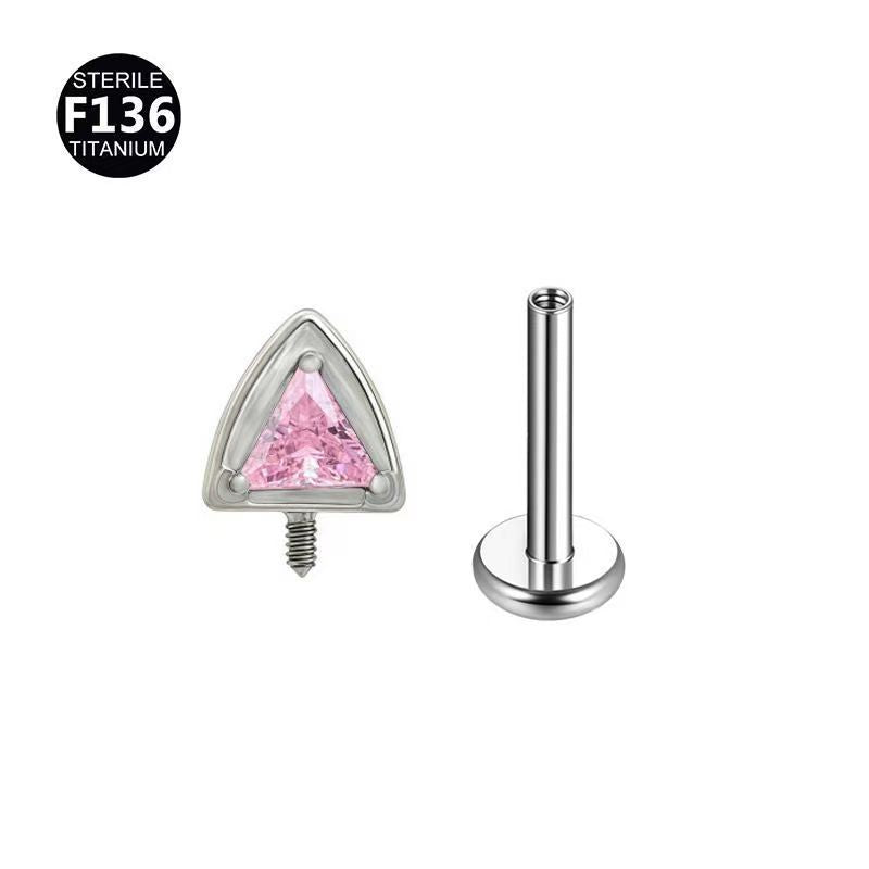 Titanium Alloy Devil's Eye Cat Ears Labret Ear Bone Internal Stud Earrings