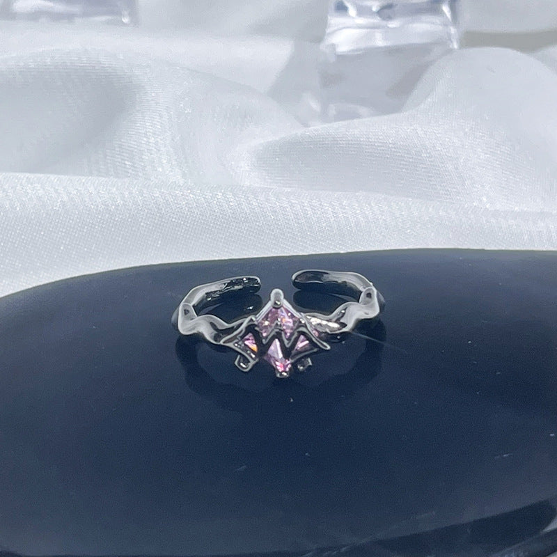 Fashion Personalized Female Butterfly Light Luxury Temperament Rings