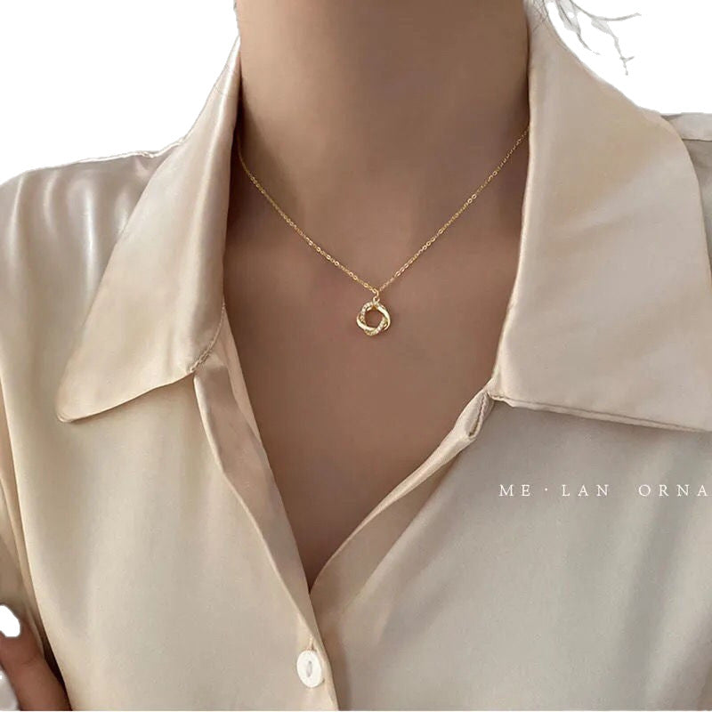 Cool Style Fairy Exquisite Simple Geometric Cross Clavicle Necklace