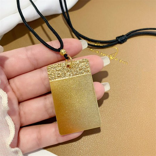 Women's Clavicle Chain Vietnam Placer Gold Jewelry Fast Necklaces