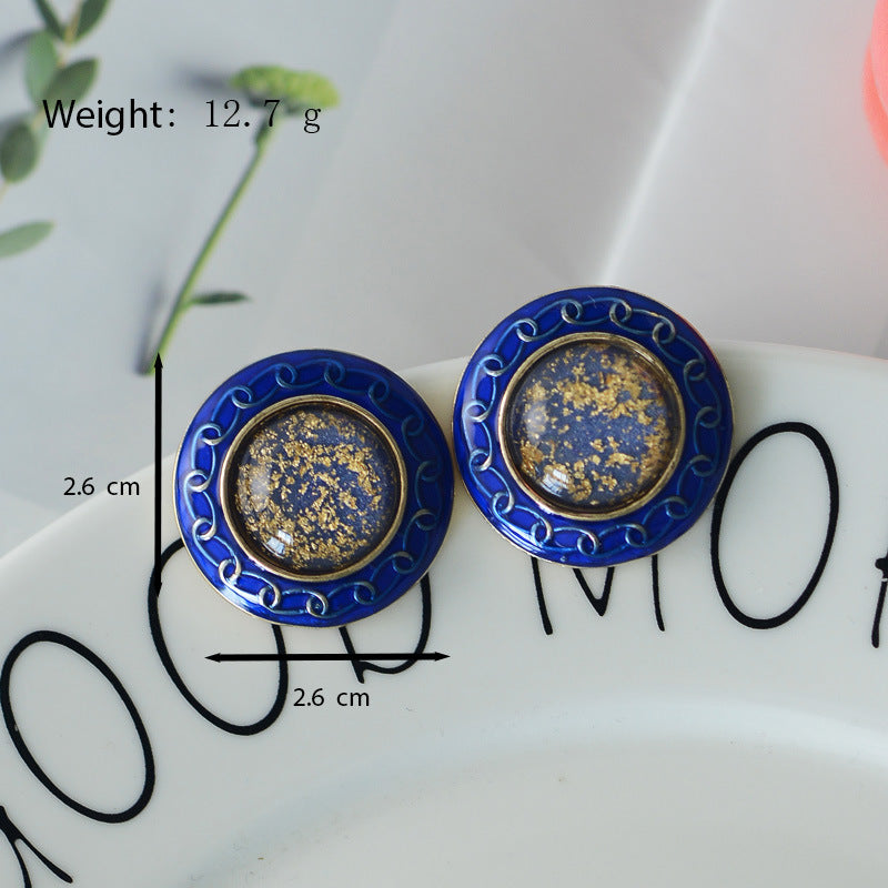 Antique Style Fairy Niche Design High Class Elegant Earrings