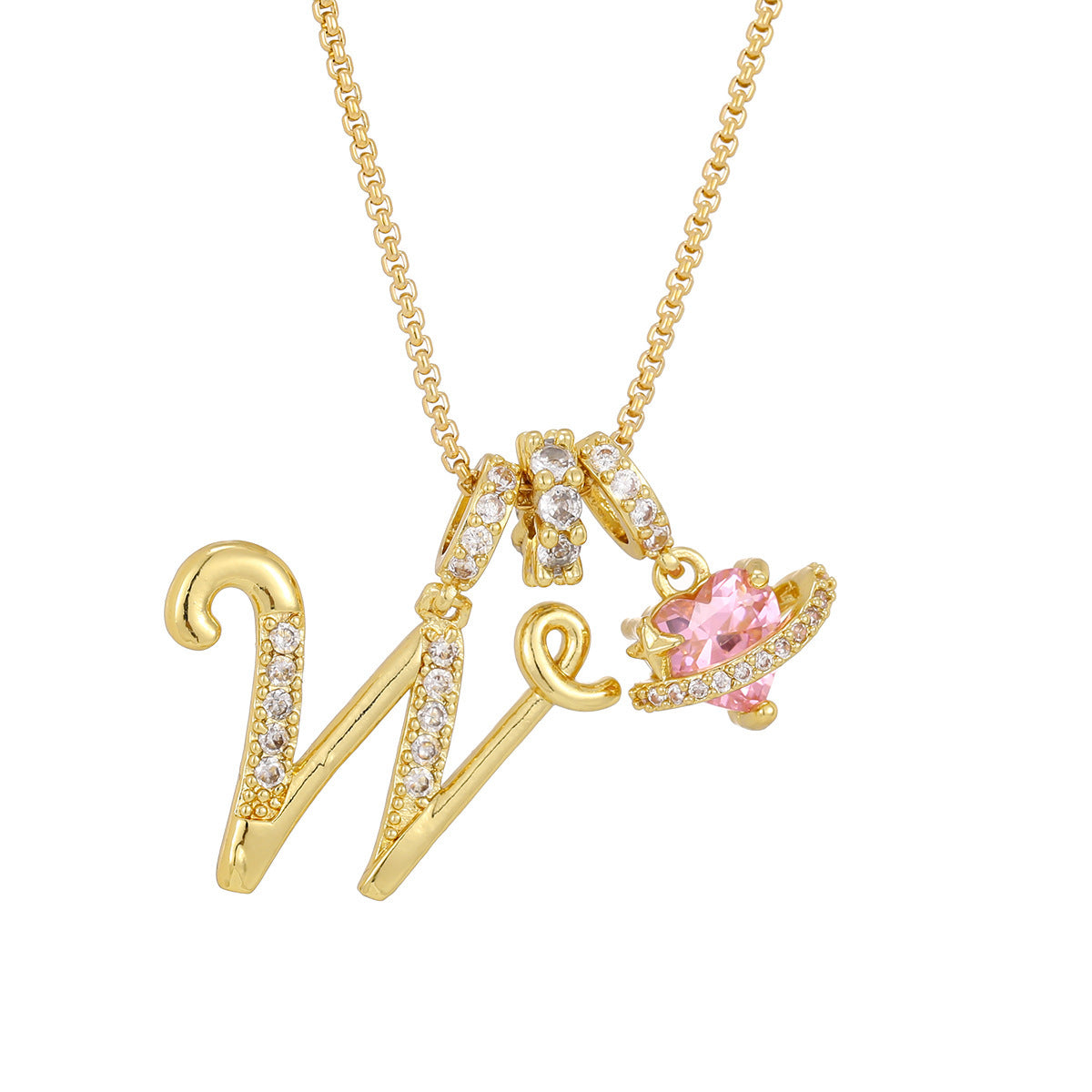 Dopamine English Letter Light Luxury Minority Necklaces