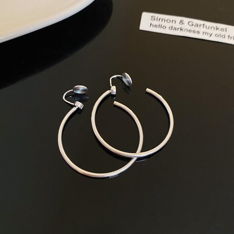 Women's Ear Square Round Face Light Luxury Rings