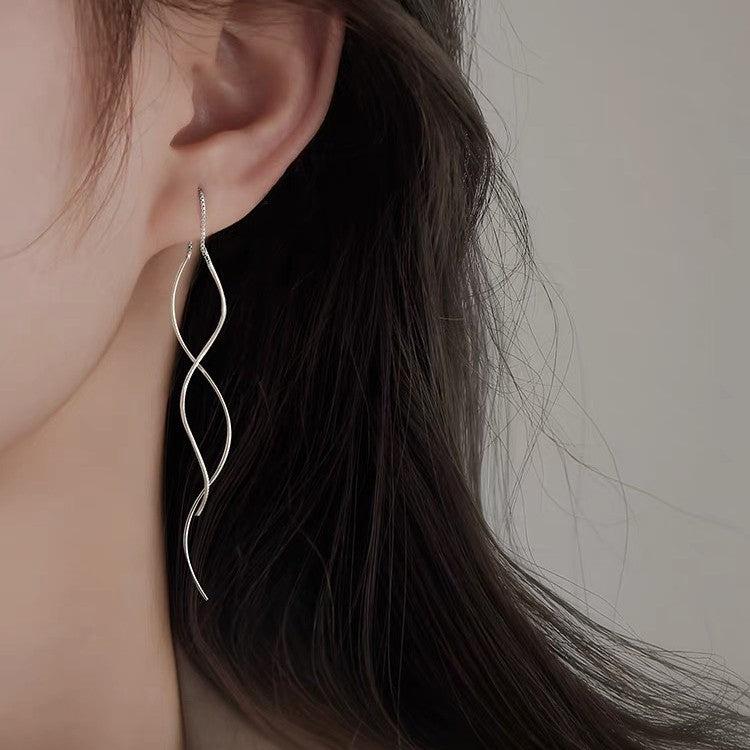 Women's Light Luxury Minority Design Sense Long Fringe Elegant Summer Ear Line