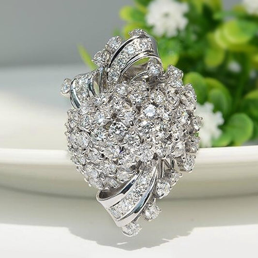 Luxury Style Shiny Marriage Proposal Advanced Rings