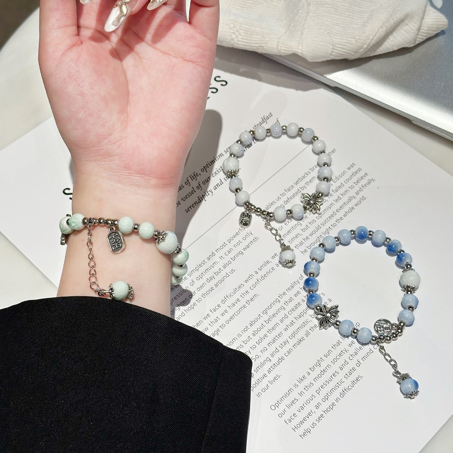 Chinese Style Summer Refreshing Mush Ice Girlfriends Gift Stall Bracelet