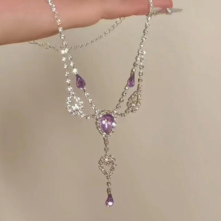 Butterfly Drop Female Mori Style Niche Exquisite Fashion Sweet Necklace