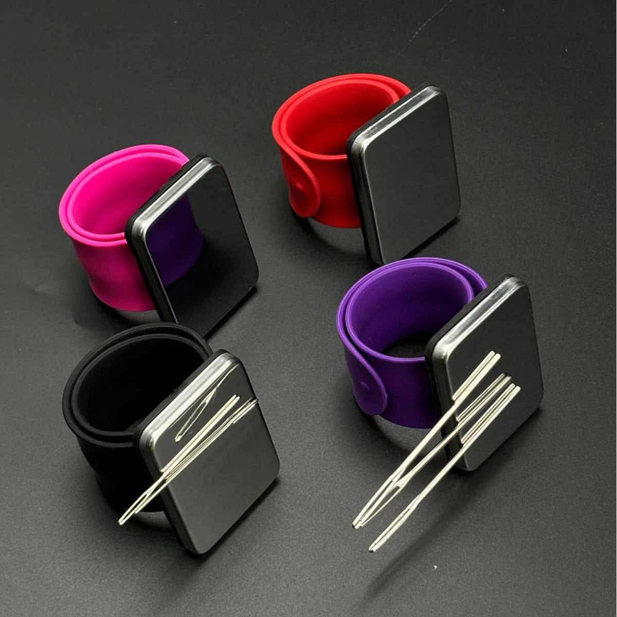 Pop Hairdresser Magnetic Force Hair Clip Hairpin Pick Up Pat Bracelet