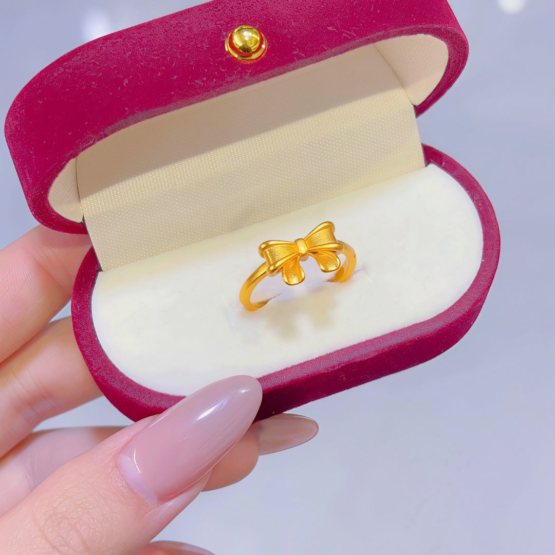 Women's Alluvial Gold Retro Affordable Luxury Design Brass Plated Fashion Ring