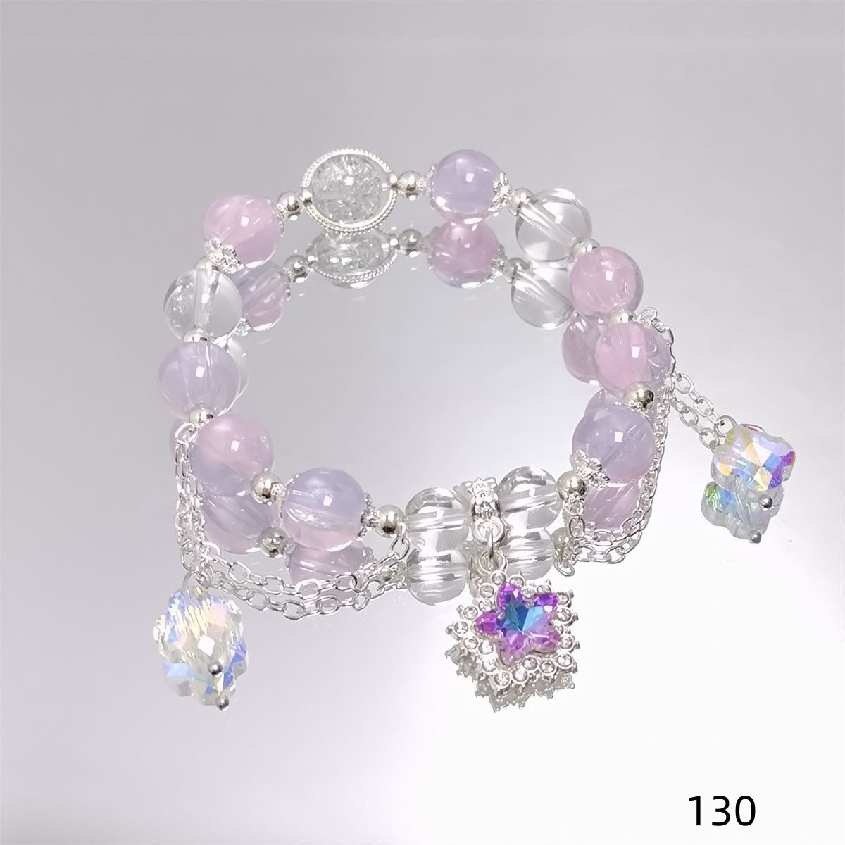 Colorful Crystal String Beads Fishtail Sweet Super Fairy Girlfriends For Bracelets