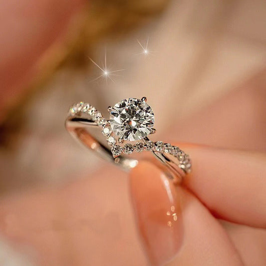 Diamond Fashion Simple High Sense Live Rings