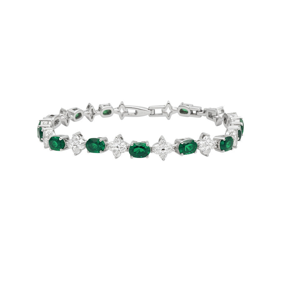 Women's Heart-shaped Zircon Adjustable Simple Fashion Light Luxury Bracelet