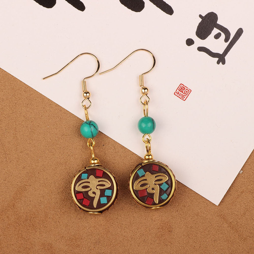 New Attractive Vintage Nepal Simple Design Earrings