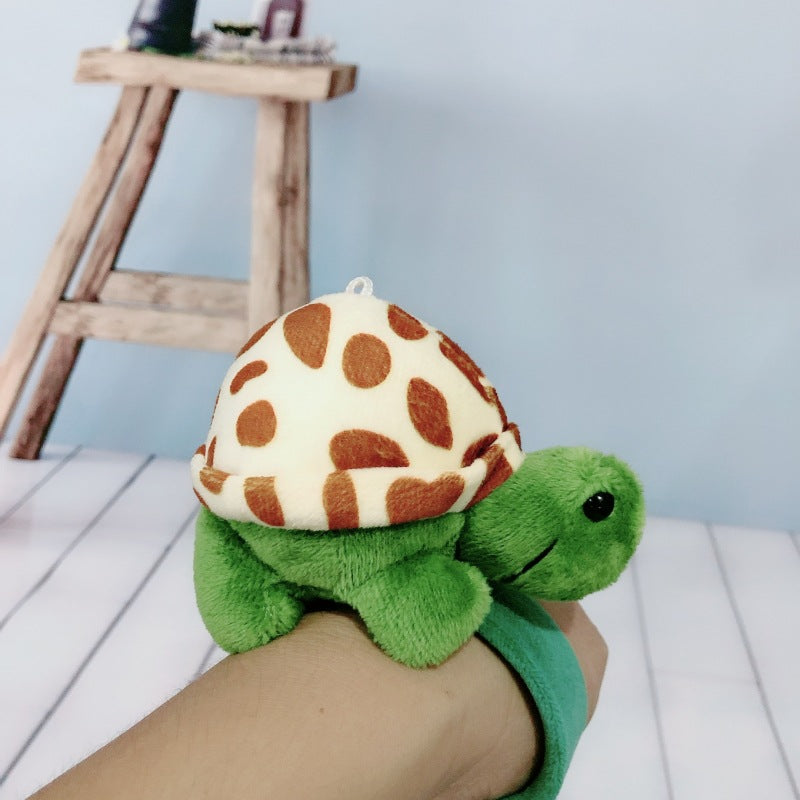 Children's Plush Cartoon Pop Cute Sun Flower Couple Female Dinosaur Slap Bracelet