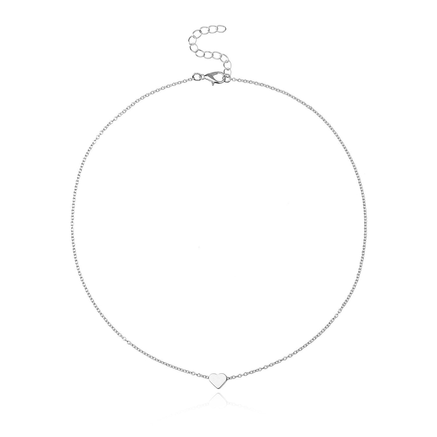 Women's Love Heart Clavicle Chain For Valentine's Day Gift Necklace