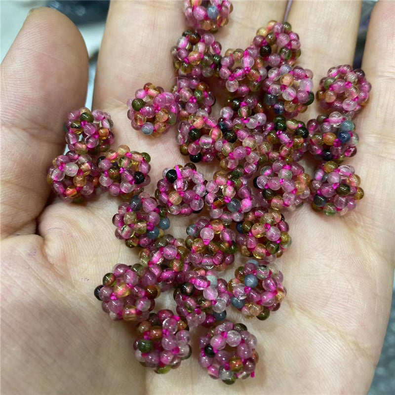 Natural Garnet Pomegranate Crystal Grape Ball Bracelets