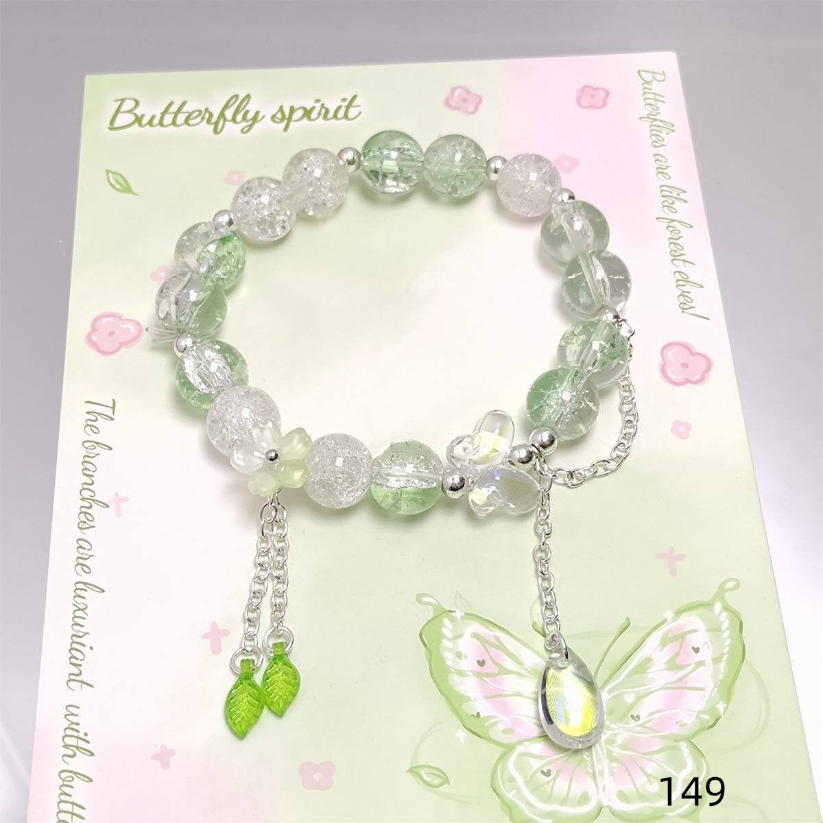 Colorful Crystal String Beads Fishtail Sweet Super Fairy Girlfriends For Bracelets