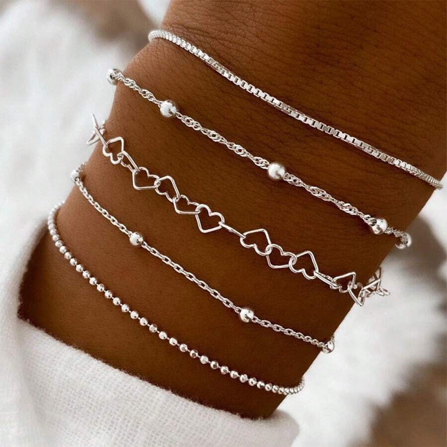 Charming Twist Glossy Irregular Punk Suit Bracelets