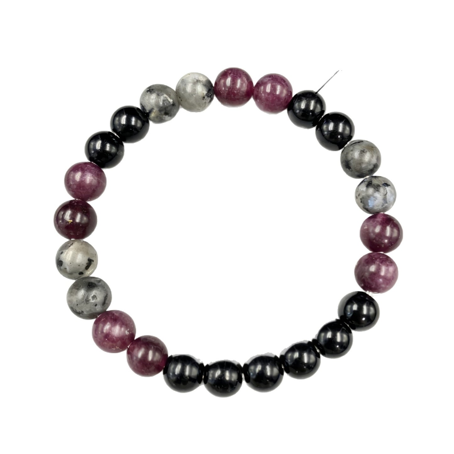 Natural Stone Crystal Garnet Flame Protection Bracelet