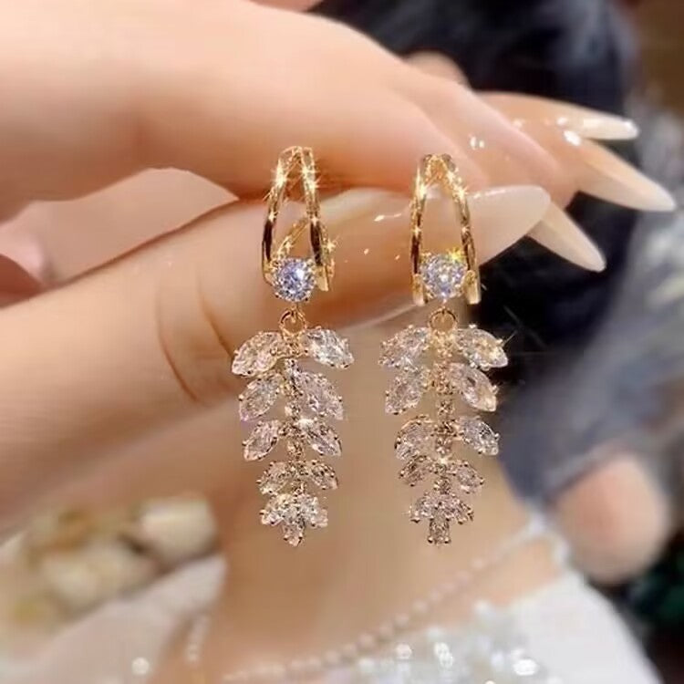 Women's Affordable Luxury Fashion Wheat Tassel For Niche Earrings