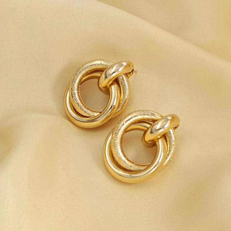 Fashion Simple Metal Three Fashionable Temperament Ear Line