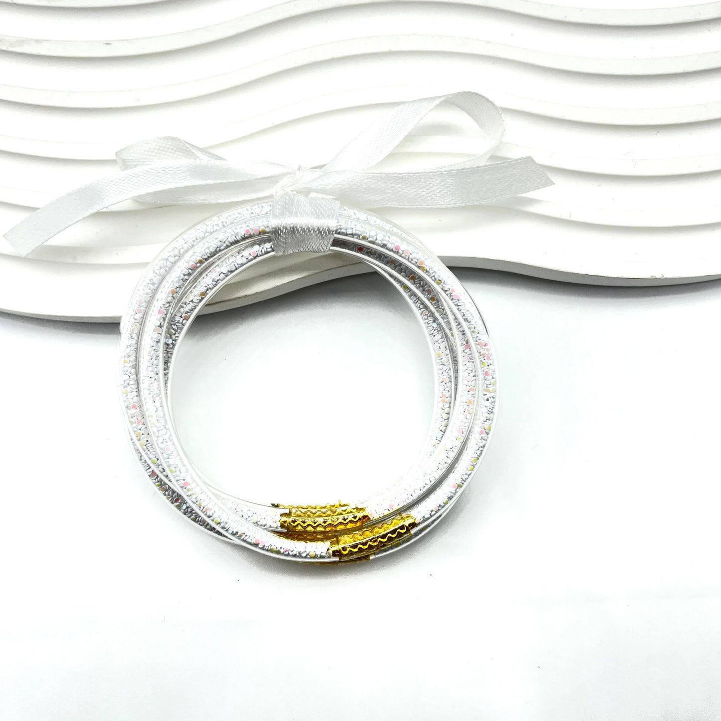 Glamorous Fashion Silicone Bright Simple Couple Bracelets