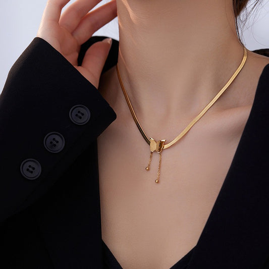 Tassel Clavicle Chain Ornament Accessories Stylish Simple Versatile Pendants