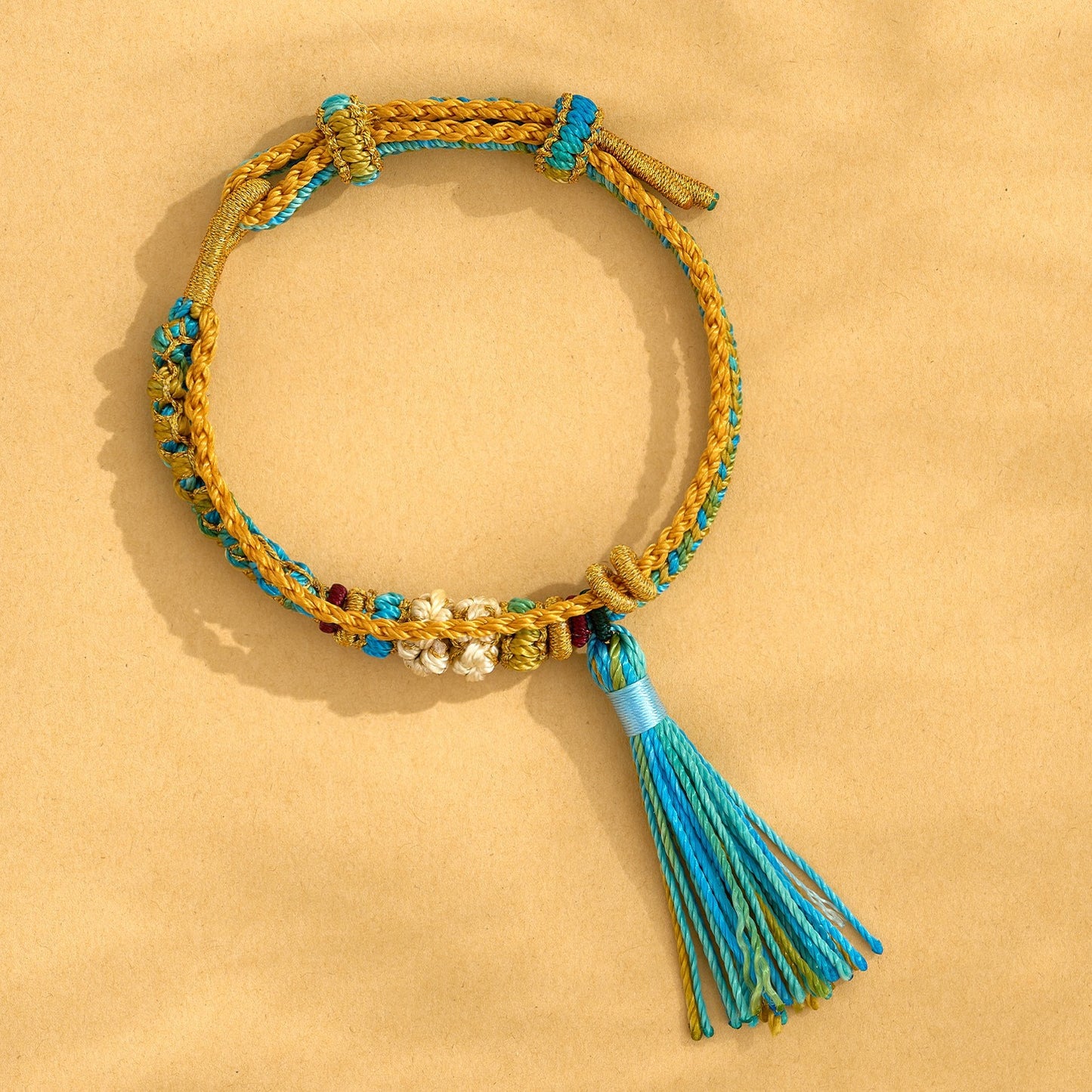 Dragon Boat Festival Colorful Rope Small Red Hand-woven Tiger Head Bracelet