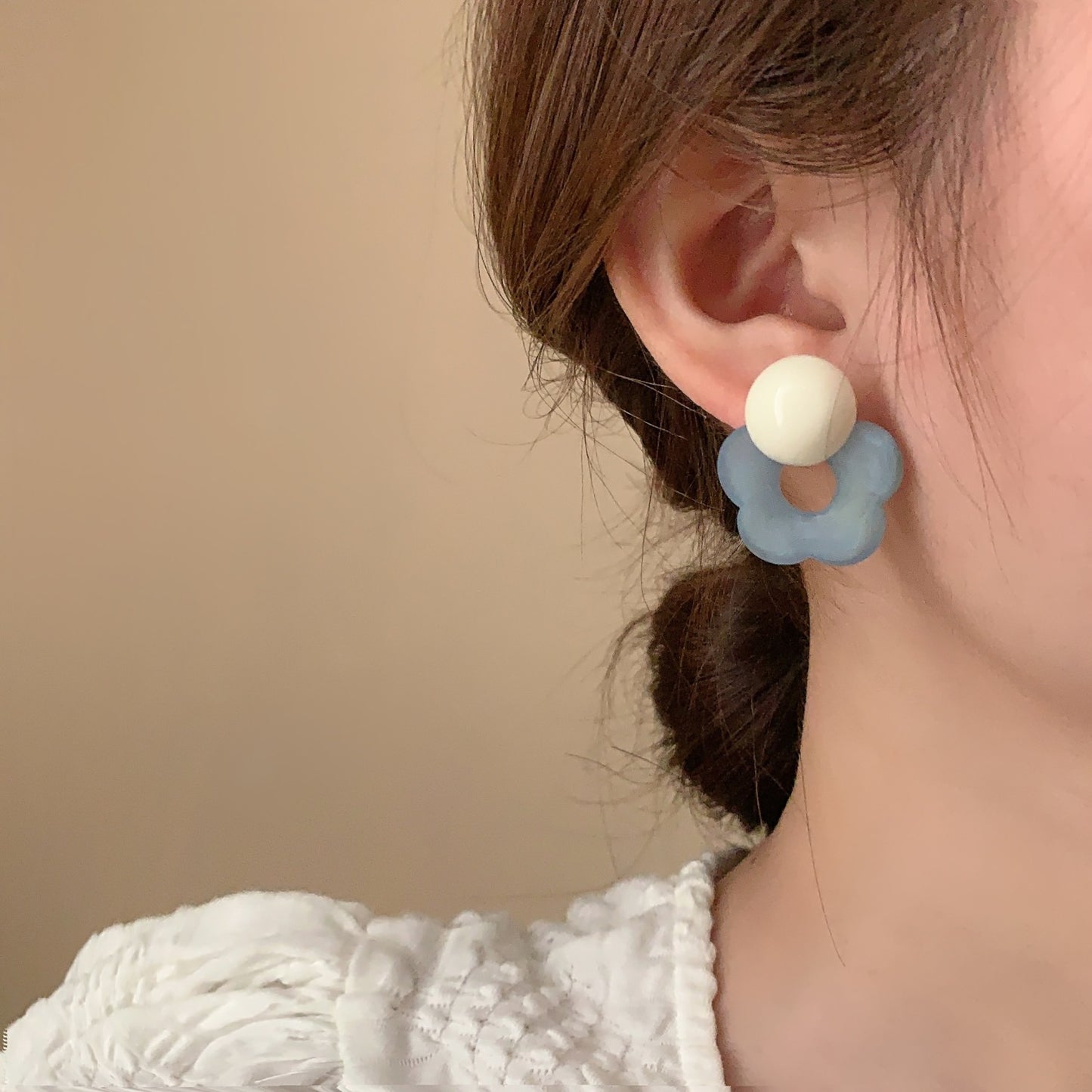 Niche Unique Design Sense Summer Fresh Earrings