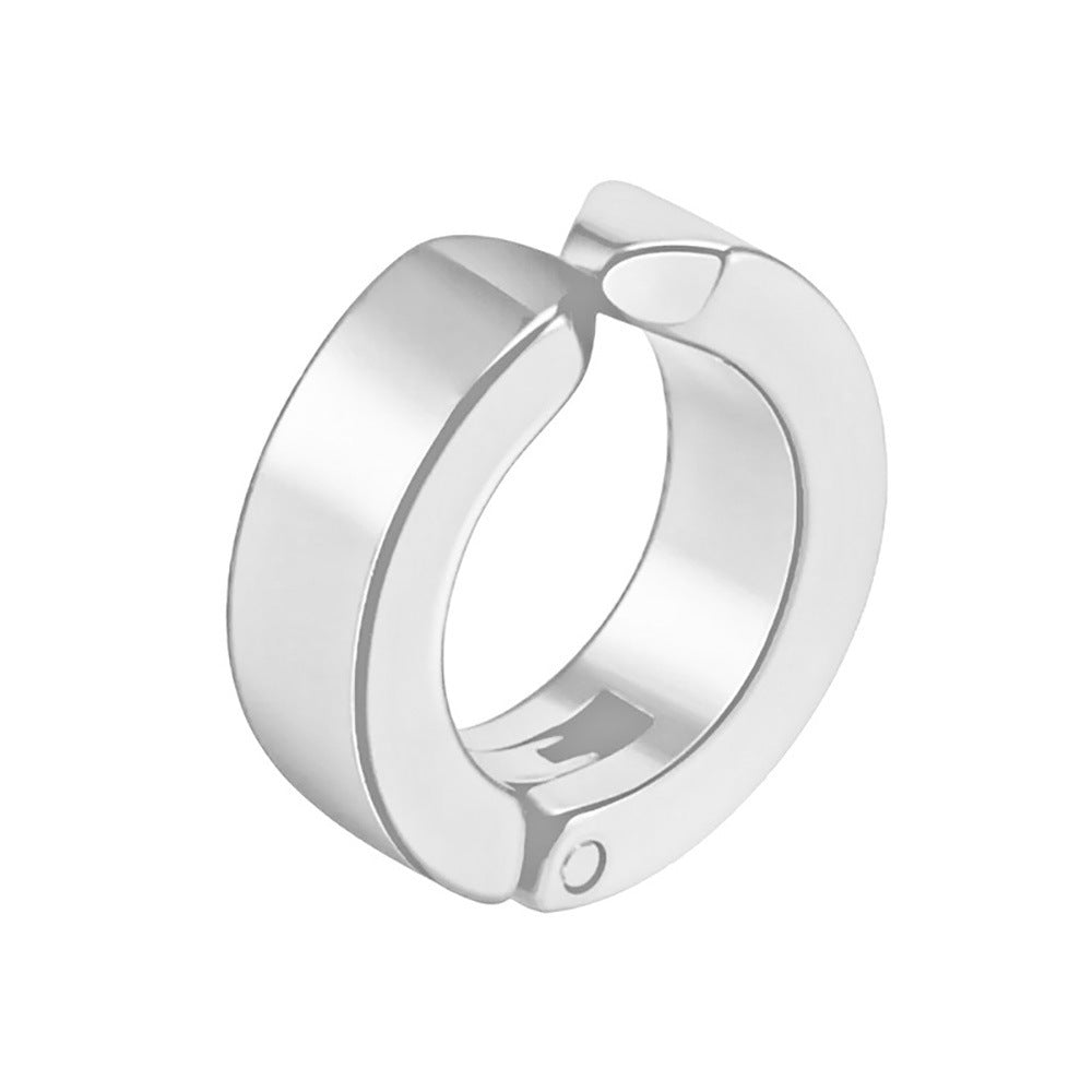 Korean Style Titanium Steel Ear Clips Clip Earrings