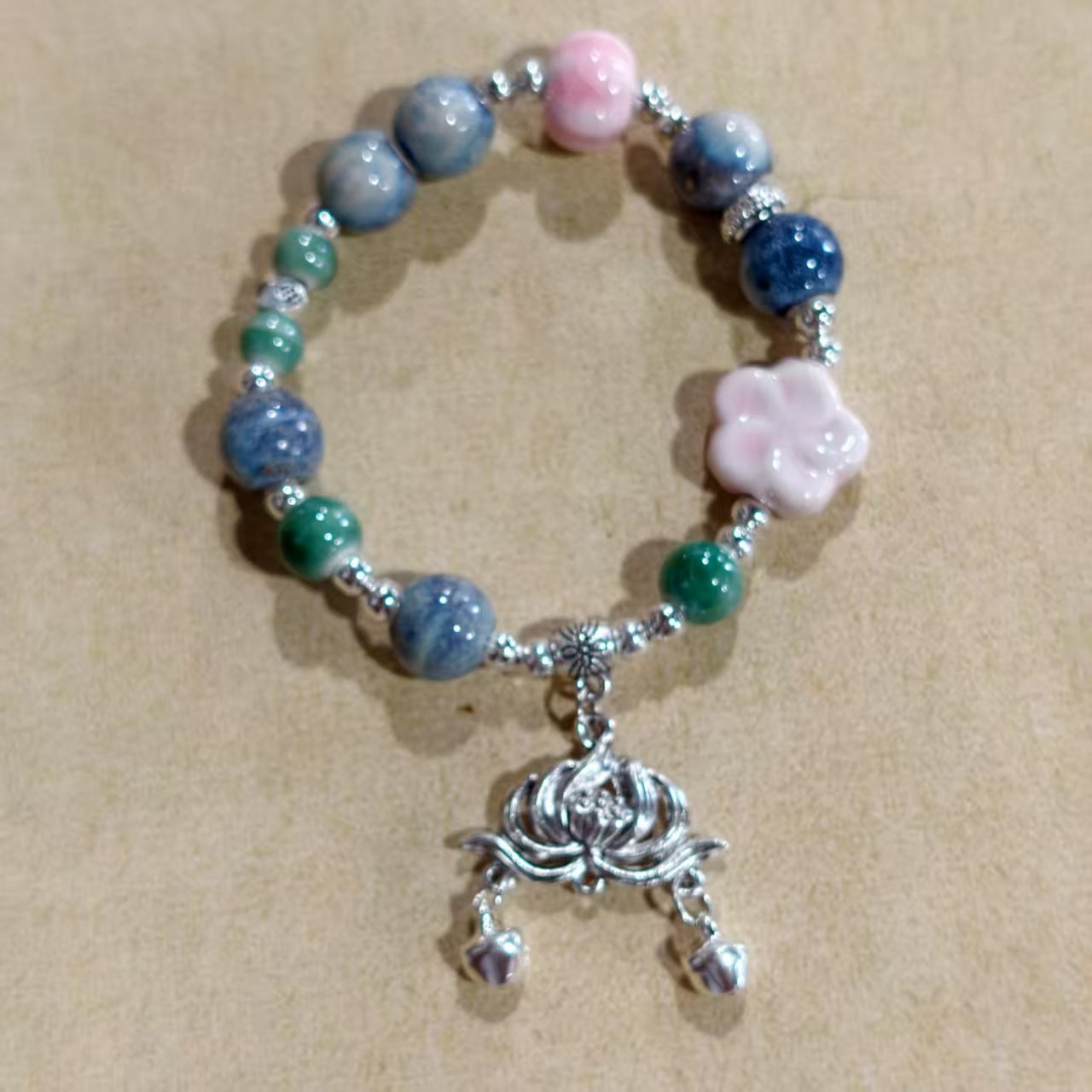 Alloy Ceramic Ethnic Style Single Handmade Filament Bracelet