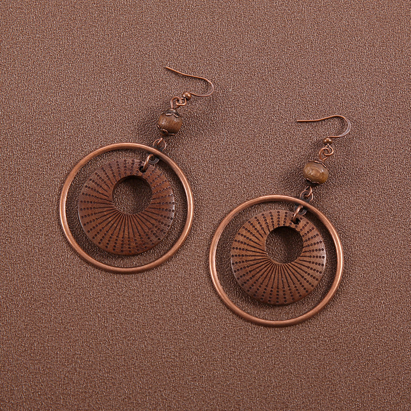 Ethnic Style Butterfly Retro Long Tassel Earrings