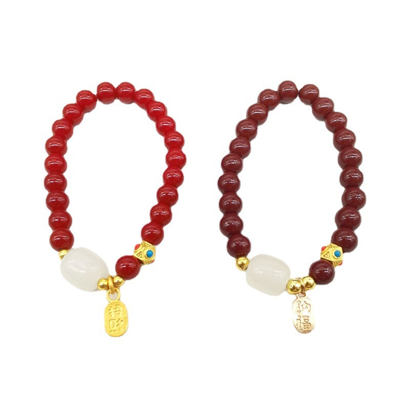 Card Buddha Beads Lucky Female Girlfriends Stall Scenic Spot Live Bracelet