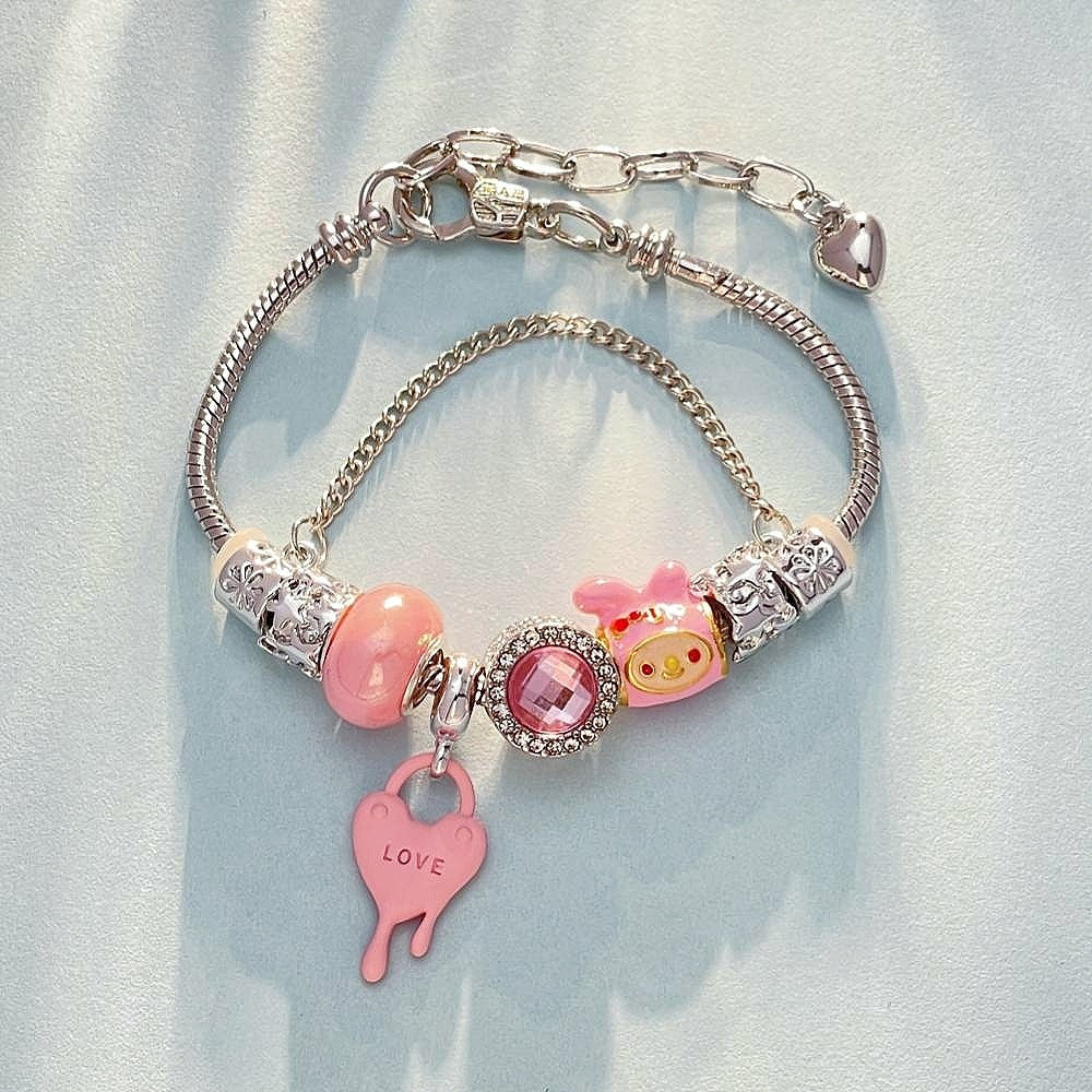 Children's Cartoon Clow Alloy Cute Live Jewelry Bracelets