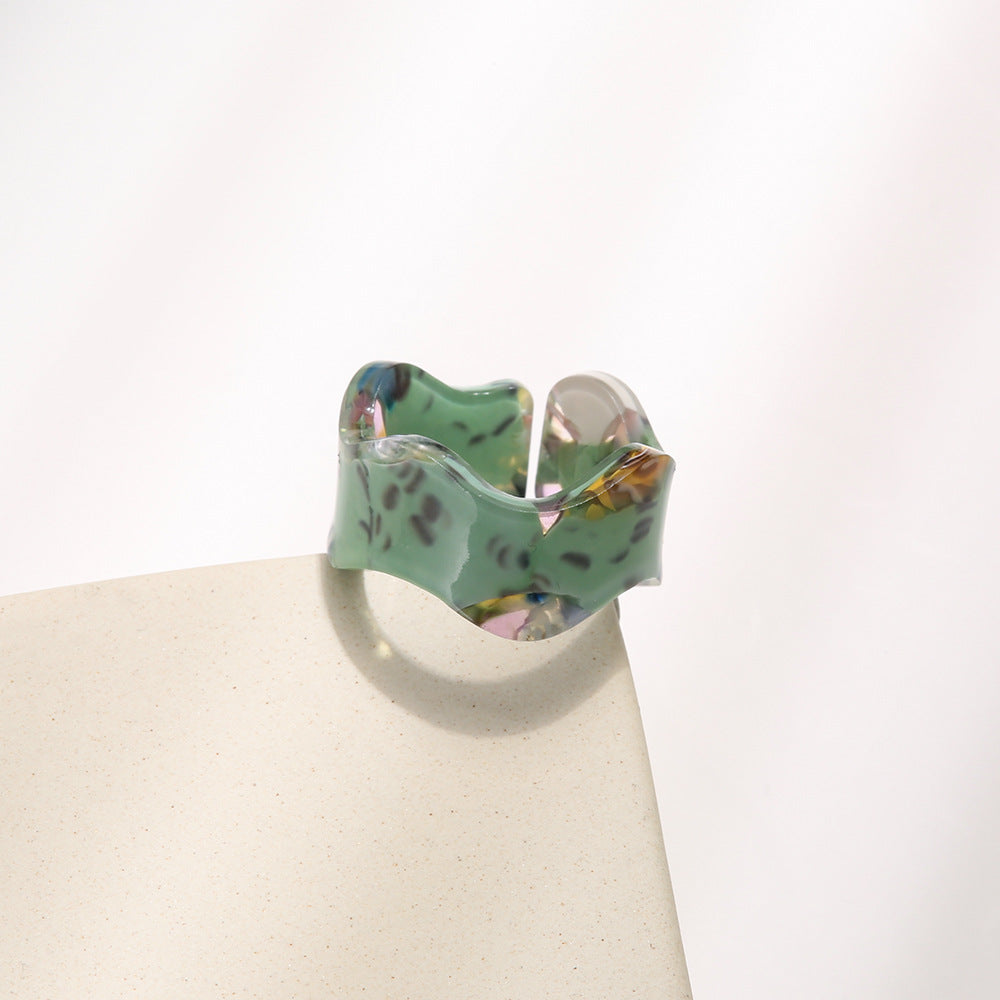 Women's Open Fashion Design Romantic Trendy Couple Rings