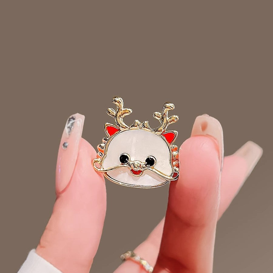 Golden Pearl Corsage Wheat Brooch Female High-grade Brooches