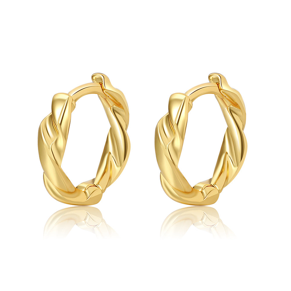 Ear Hollow Pattern Clip Fashion Geometry Female Rings
