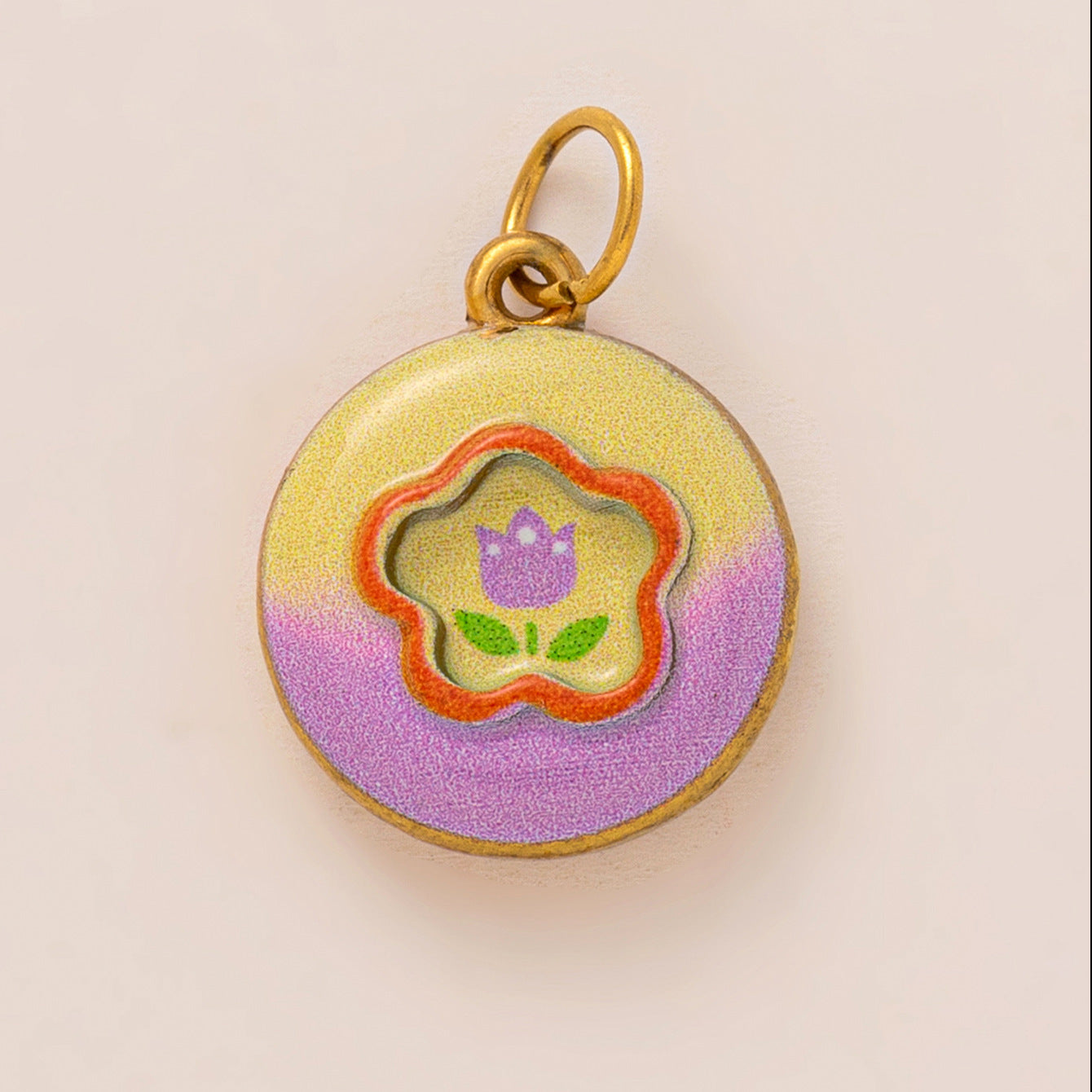 Women's Stainless Steel Bird Flower Parts Vacuum Plating Gold Pendants
