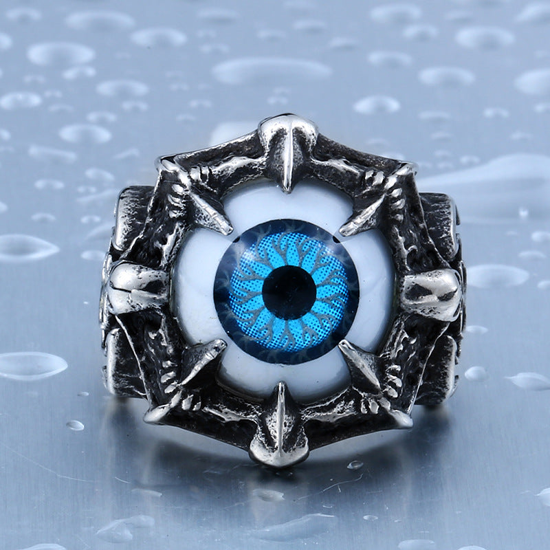 Men's Death Devil's Eye Personality Ornament Stainless Rings