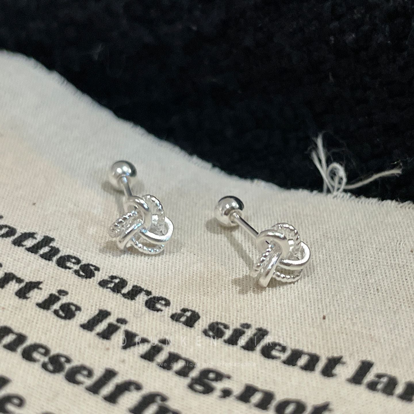 Women's Needle Knot Exquisite Small High-grade Sleeping No Need To Rings