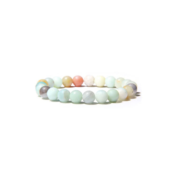Women's Opal Natural Crystal Stone Beads Elastic String Bracelets