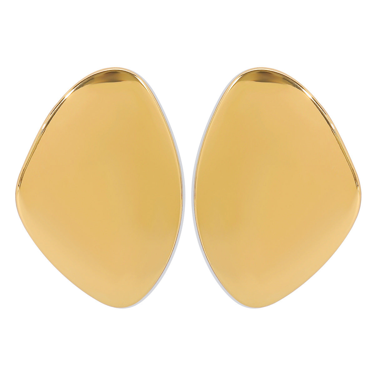 High Profile Retro Elegant Metal Geometry Ear Simple Personality Drop Earrings