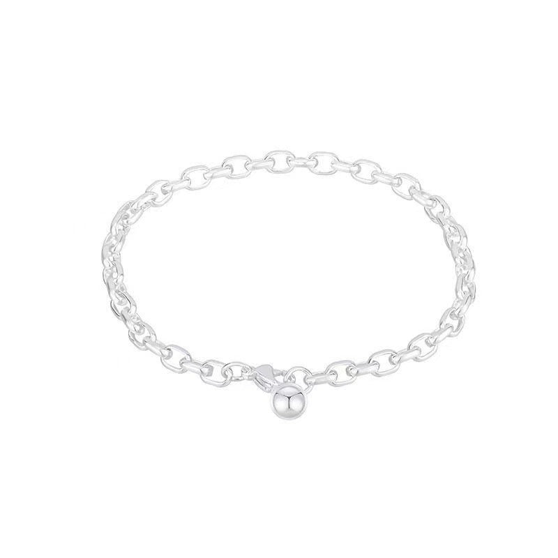 Women's Retro Minority Design Thick Type Dangling Beads Light Luxury Advanced Bracelet