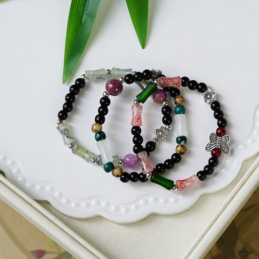 Beaded Ceramic National Trend Creative Bamboo Ethnic Bracelets