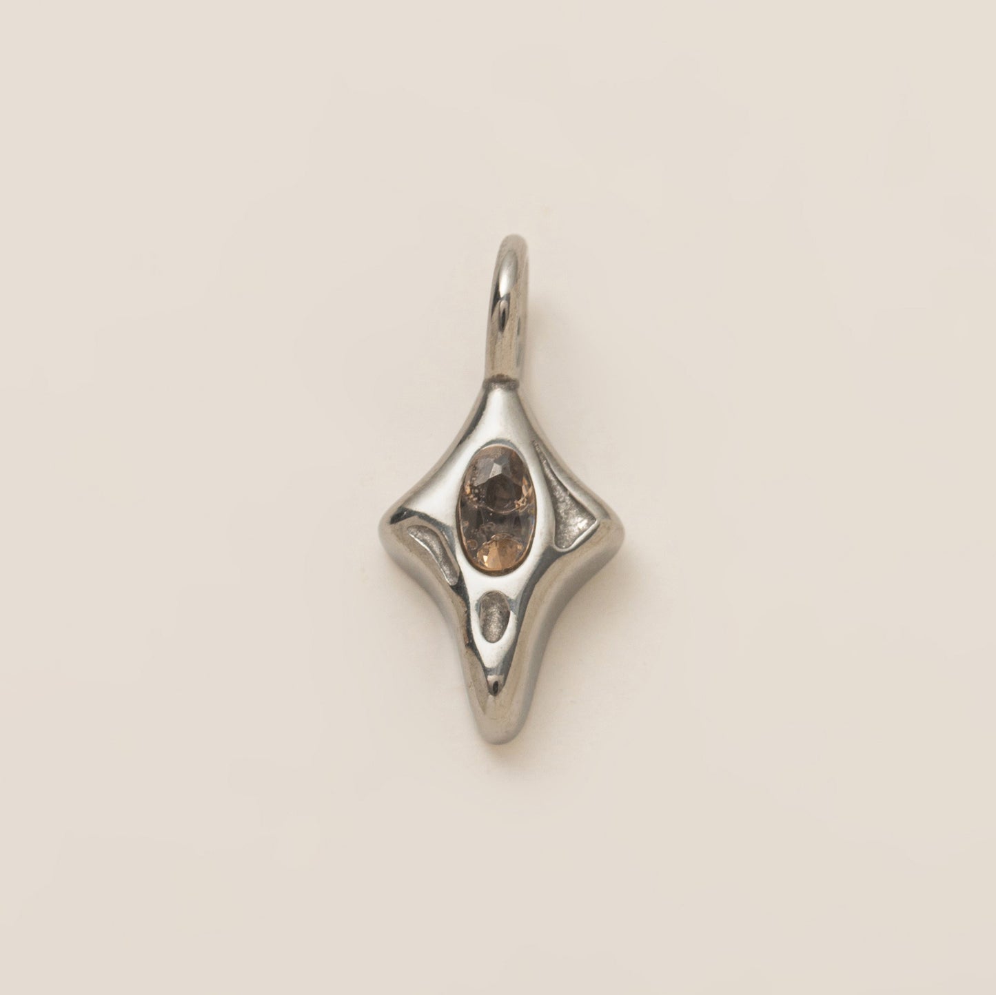 Stainless Steel Jeweled Furnace Vacuum Electroplating Necklaces